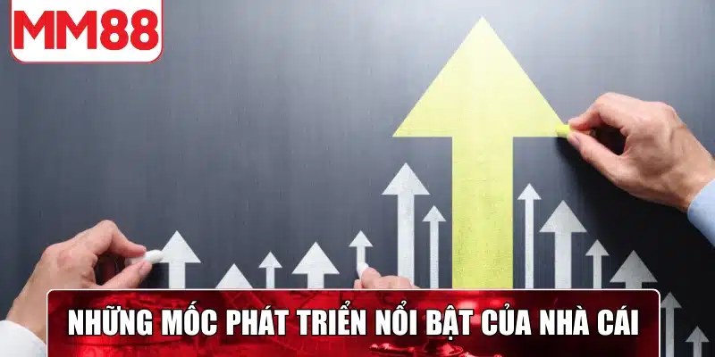 Những mốc phát triển nổi bật của nhà cái