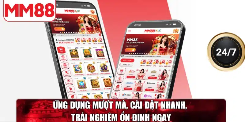 Ứng dụng mượt mà, cài đặt nhanh, trải nghiệm ổn định ngay